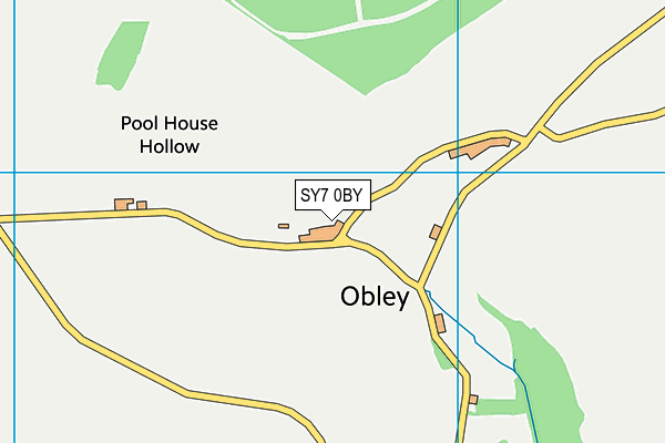 SY7 0BY map - OS VectorMap District (Ordnance Survey) SY7 0BY map - OS VectorMap District (Ordnance Survey)