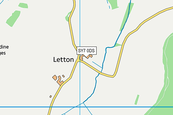 SY7 0DS map - OS VectorMap District (Ordnance Survey) SY7 0DS map - OS VectorMap District (Ordnance Survey)