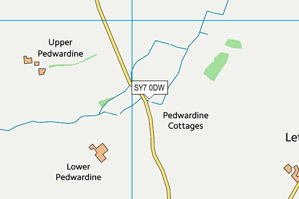 SY7 0DW map - OS VectorMap District (Ordnance Survey) SY7 0DW map - OS VectorMap District (Ordnance Survey)