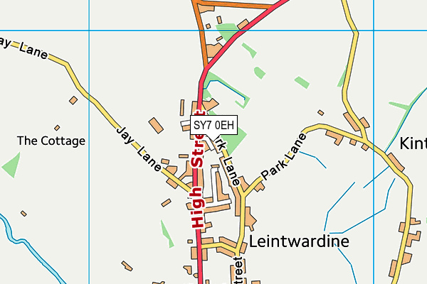 SY7 0EH map - OS VectorMap District (Ordnance Survey) SY7 0EH map - OS VectorMap District (Ordnance Survey)