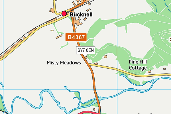 SY7 0EN map - OS VectorMap District (Ordnance Survey) SY7 0EN map - OS VectorMap District (Ordnance Survey)