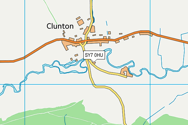 SY7 0HU map - OS VectorMap District (Ordnance Survey) SY7 0HU map - OS VectorMap District (Ordnance Survey)