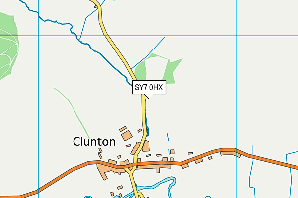 SY7 0HX map - OS VectorMap District (Ordnance Survey) SY7 0HX map - OS VectorMap District (Ordnance Survey)