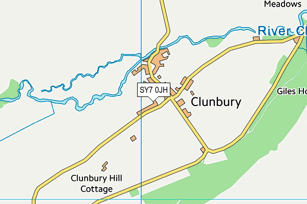SY7 0JH map - OS VectorMap District (Ordnance Survey) SY7 0JH map - OS VectorMap District (Ordnance Survey)