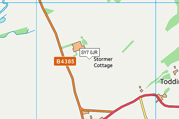 SY7 0JR map - OS VectorMap District (Ordnance Survey) SY7 0JR map - OS VectorMap District (Ordnance Survey)