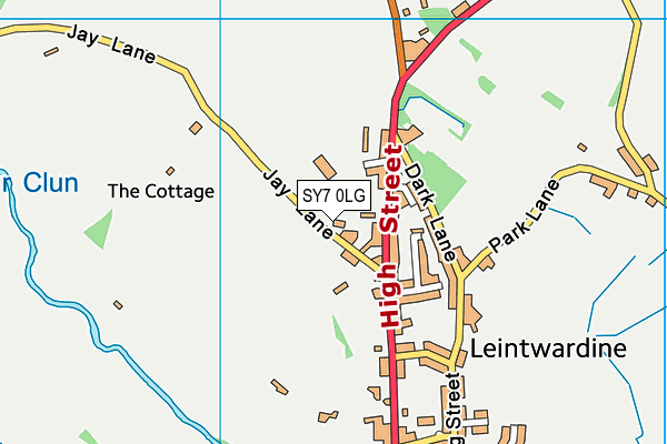 SY7 0LG map - OS VectorMap District (Ordnance Survey) SY7 0LG map - OS VectorMap District (Ordnance Survey)