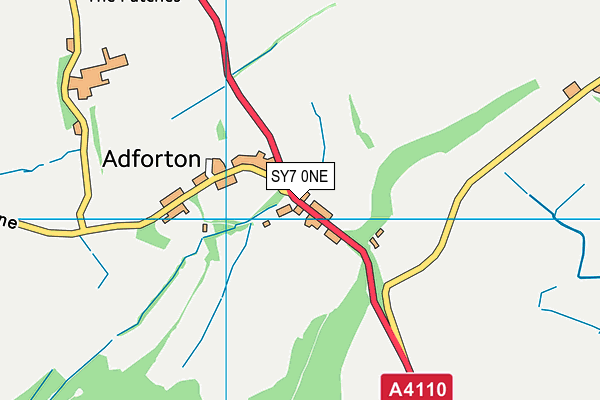SY7 0NE map - OS VectorMap District (Ordnance Survey) SY7 0NE map - OS VectorMap District (Ordnance Survey)