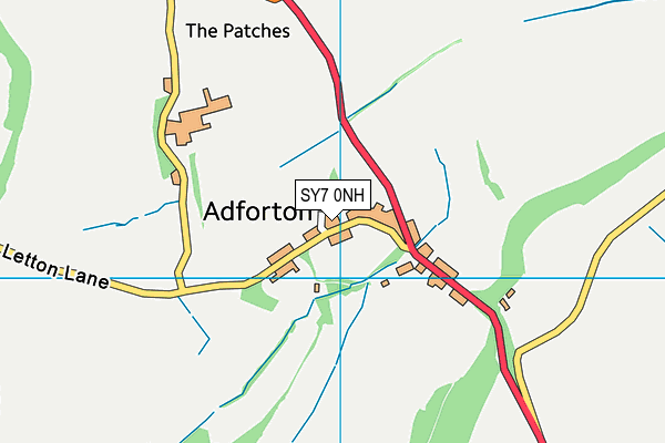 SY7 0NH map - OS VectorMap District (Ordnance Survey) SY7 0NH map - OS VectorMap District (Ordnance Survey)