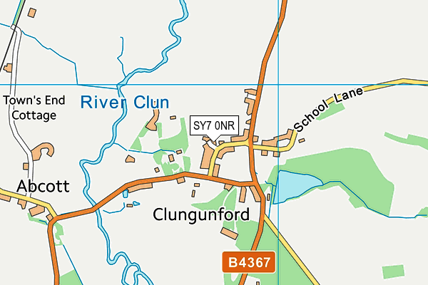 SY7 0NR map - OS VectorMap District (Ordnance Survey) SY7 0NR map - OS VectorMap District (Ordnance Survey)