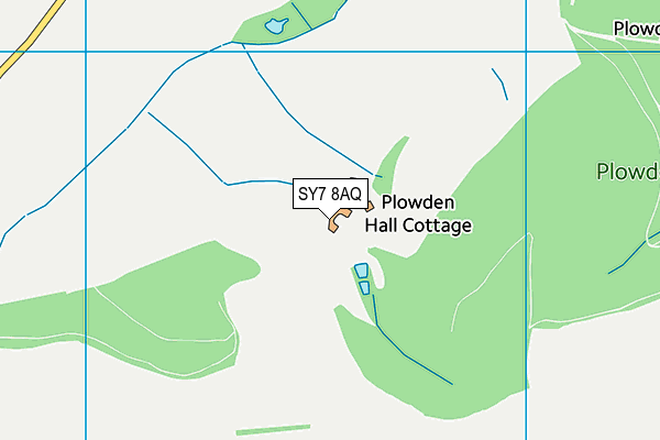 SY7 8AQ map - OS VectorMap District (Ordnance Survey) SY7 8AQ map - OS VectorMap District (Ordnance Survey)