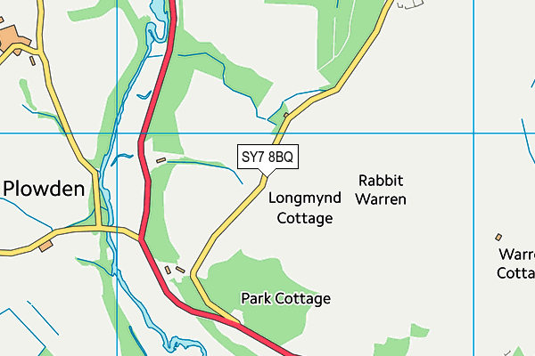 SY7 8BQ map - OS VectorMap District (Ordnance Survey) SY7 8BQ map - OS VectorMap District (Ordnance Survey)