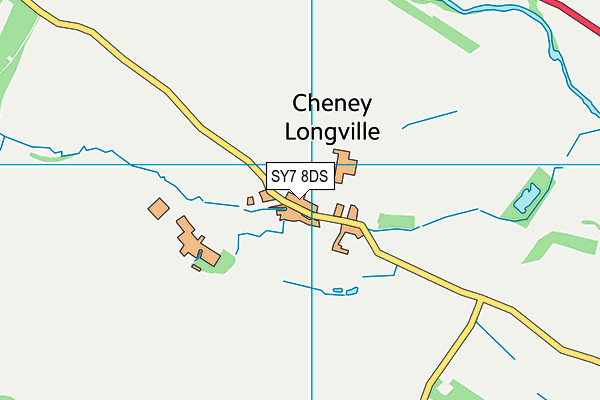 SY7 8DS map - OS VectorMap District (Ordnance Survey) SY7 8DS map - OS VectorMap District (Ordnance Survey)