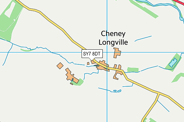 SY7 8DT map - OS VectorMap District (Ordnance Survey) SY7 8DT map - OS VectorMap District (Ordnance Survey)