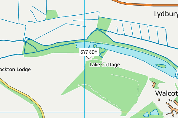 SY7 8DY map - OS VectorMap District (Ordnance Survey) SY7 8DY map - OS VectorMap District (Ordnance Survey)