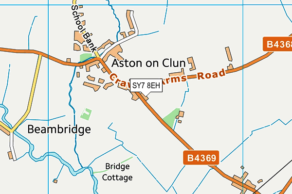 SY7 8EH map - OS VectorMap District (Ordnance Survey) SY7 8EH map - OS VectorMap District (Ordnance Survey)