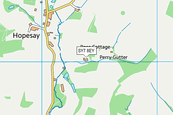 SY7 8EY map - OS VectorMap District (Ordnance Survey) SY7 8EY map - OS VectorMap District (Ordnance Survey)