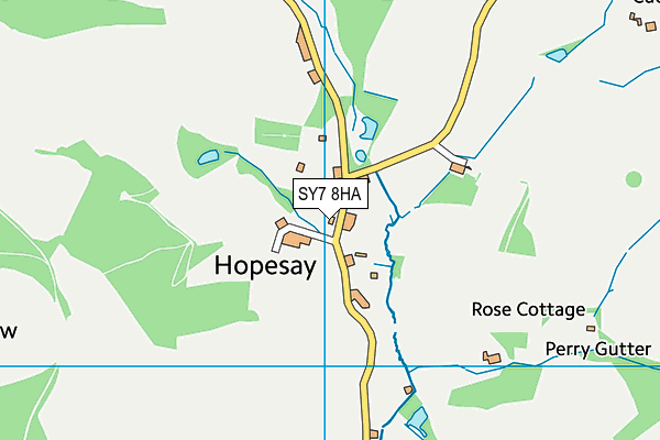 SY7 8HA map - OS VectorMap District (Ordnance Survey) SY7 8HA map - OS VectorMap District (Ordnance Survey)