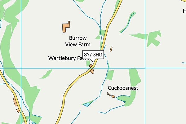SY7 8HG map - OS VectorMap District (Ordnance Survey) SY7 8HG map - OS VectorMap District (Ordnance Survey)