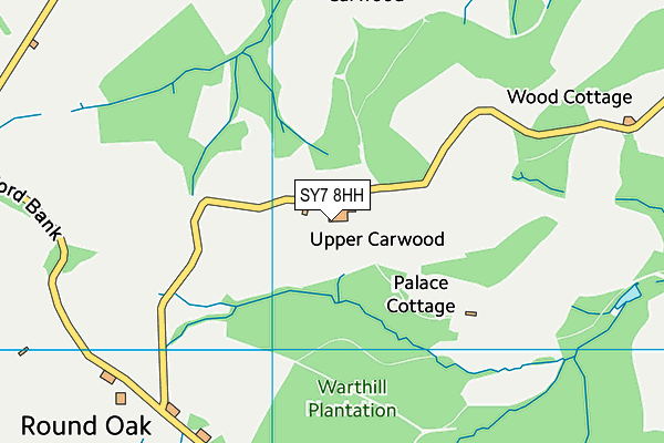 SY7 8HH map - OS VectorMap District (Ordnance Survey) SY7 8HH map - OS VectorMap District (Ordnance Survey)