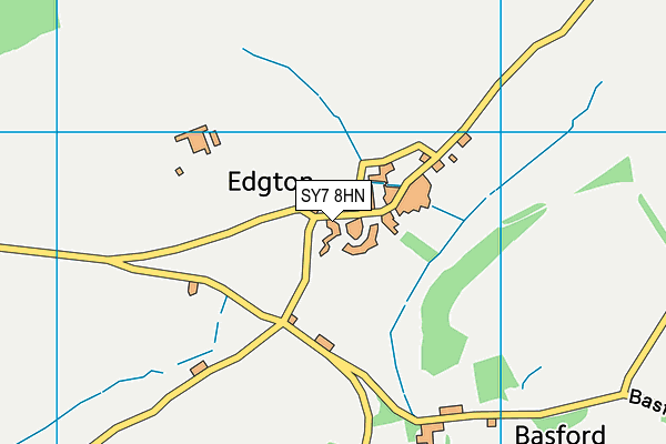 SY7 8HN map - OS VectorMap District (Ordnance Survey) SY7 8HN map - OS VectorMap District (Ordnance Survey)