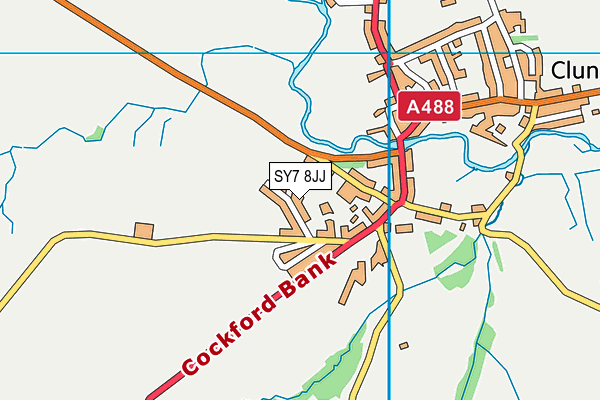 SY7 8JJ map - OS VectorMap District (Ordnance Survey) SY7 8JJ map - OS VectorMap District (Ordnance Survey)
