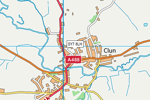 SY7 8LH map - OS VectorMap District (Ordnance Survey) SY7 8LH map - OS VectorMap District (Ordnance Survey)