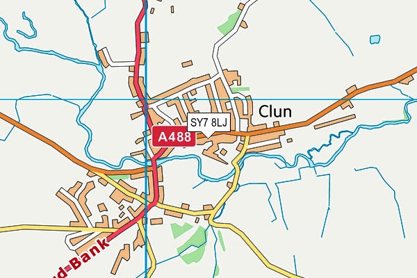 SY7 8LJ map - OS VectorMap District (Ordnance Survey) SY7 8LJ map - OS VectorMap District (Ordnance Survey)