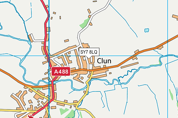 SY7 8LQ map - OS VectorMap District (Ordnance Survey) SY7 8LQ map - OS VectorMap District (Ordnance Survey)