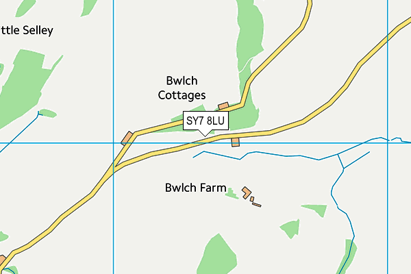 SY7 8LU map - OS VectorMap District (Ordnance Survey) SY7 8LU map - OS VectorMap District (Ordnance Survey)