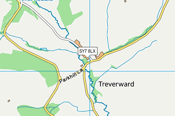 SY7 8LX map - OS VectorMap District (Ordnance Survey)