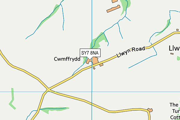 SY7 8NA map - OS VectorMap District (Ordnance Survey) SY7 8NA map - OS VectorMap District (Ordnance Survey)