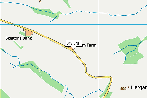 SY7 8NH map - OS VectorMap District (Ordnance Survey) SY7 8NH map - OS VectorMap District (Ordnance Survey)
