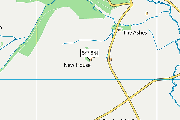 SY7 8NJ map - OS VectorMap District (Ordnance Survey) SY7 8NJ map - OS VectorMap District (Ordnance Survey)