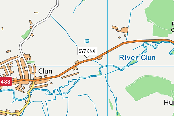SY7 8NX map - OS VectorMap District (Ordnance Survey) SY7 8NX map - OS VectorMap District (Ordnance Survey)