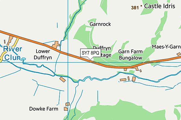 SY7 8PQ map - OS VectorMap District (Ordnance Survey) SY7 8PQ map - OS VectorMap District (Ordnance Survey)