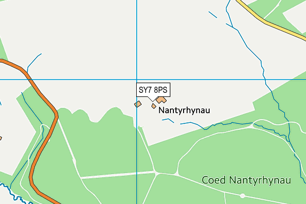 SY7 8PS map - OS VectorMap District (Ordnance Survey) SY7 8PS map - OS VectorMap District (Ordnance Survey)