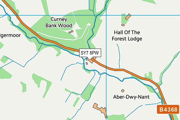 SY7 8PW map - OS VectorMap District (Ordnance Survey) SY7 8PW map - OS VectorMap District (Ordnance Survey)
