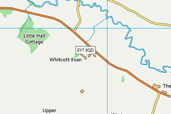 SY7 8QD map - OS VectorMap District (Ordnance Survey) SY7 8QD map - OS VectorMap District (Ordnance Survey)