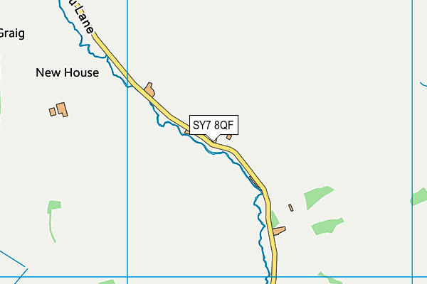 SY7 8QF map - OS VectorMap District (Ordnance Survey) SY7 8QF map - OS VectorMap District (Ordnance Survey)