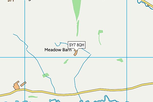 SY7 8QH map - OS VectorMap District (Ordnance Survey) SY7 8QH map - OS VectorMap District (Ordnance Survey)