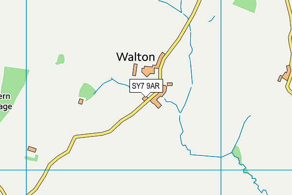 SY7 9AR map - OS VectorMap District (Ordnance Survey) SY7 9AR map - OS VectorMap District (Ordnance Survey)