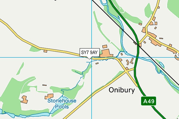SY7 9AY map - OS VectorMap District (Ordnance Survey) SY7 9AY map - OS VectorMap District (Ordnance Survey)