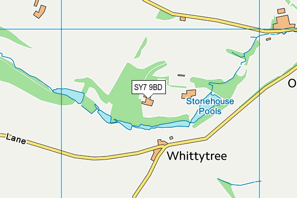 SY7 9BD map - OS VectorMap District (Ordnance Survey) SY7 9BD map - OS VectorMap District (Ordnance Survey)