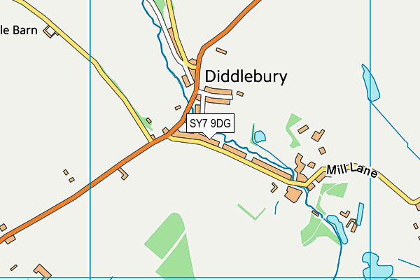 SY7 9DG map - OS VectorMap District (Ordnance Survey) SY7 9DG map - OS VectorMap District (Ordnance Survey)