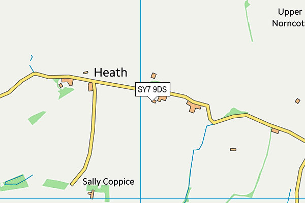 SY7 9DS map - OS VectorMap District (Ordnance Survey) SY7 9DS map - OS VectorMap District (Ordnance Survey)