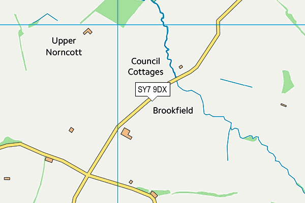 SY7 9DX map - OS VectorMap District (Ordnance Survey) SY7 9DX map - OS VectorMap District (Ordnance Survey)