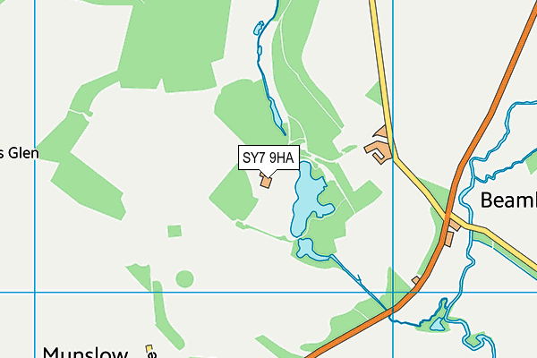 SY7 9HA map - OS VectorMap District (Ordnance Survey) SY7 9HA map - OS VectorMap District (Ordnance Survey)