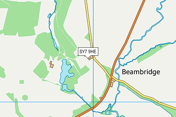 SY7 9HE map - OS VectorMap District (Ordnance Survey) SY7 9HE map - OS VectorMap District (Ordnance Survey)
