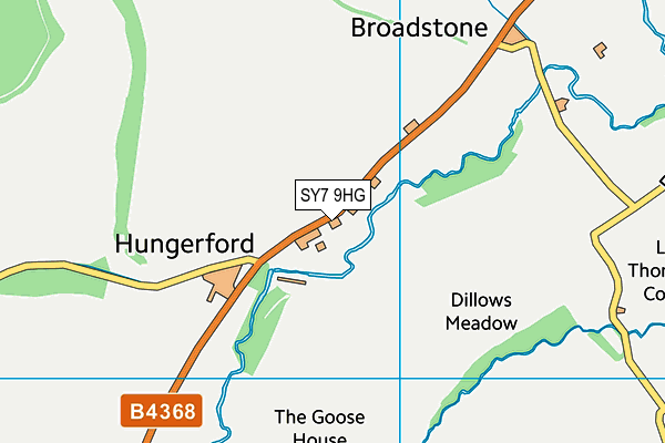 SY7 9HG map - OS VectorMap District (Ordnance Survey) SY7 9HG map - OS VectorMap District (Ordnance Survey)