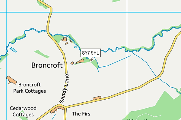 SY7 9HL map - OS VectorMap District (Ordnance Survey) SY7 9HL map - OS VectorMap District (Ordnance Survey)